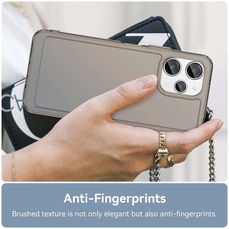 For Xiaomi Poco M6 Pro 5G Candy Series TPU Phone Case(Transparent Grey)