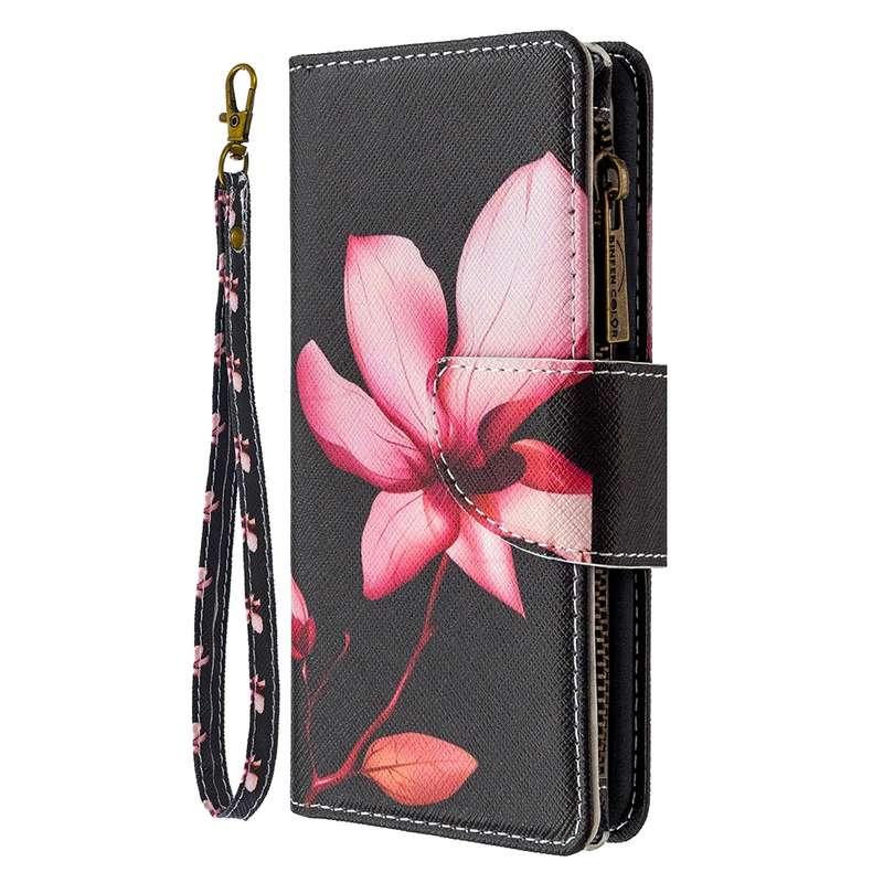 For iPhone 8 & 7 Colored Drawing Pattern Zipper Horizontal Flip Leather Case with Holder & Card Slot