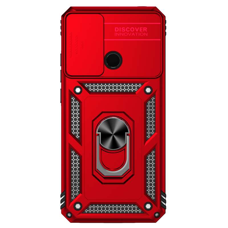 For Samsung Galaxy A03 Sliding Camshield Holder Phone Case(Black)