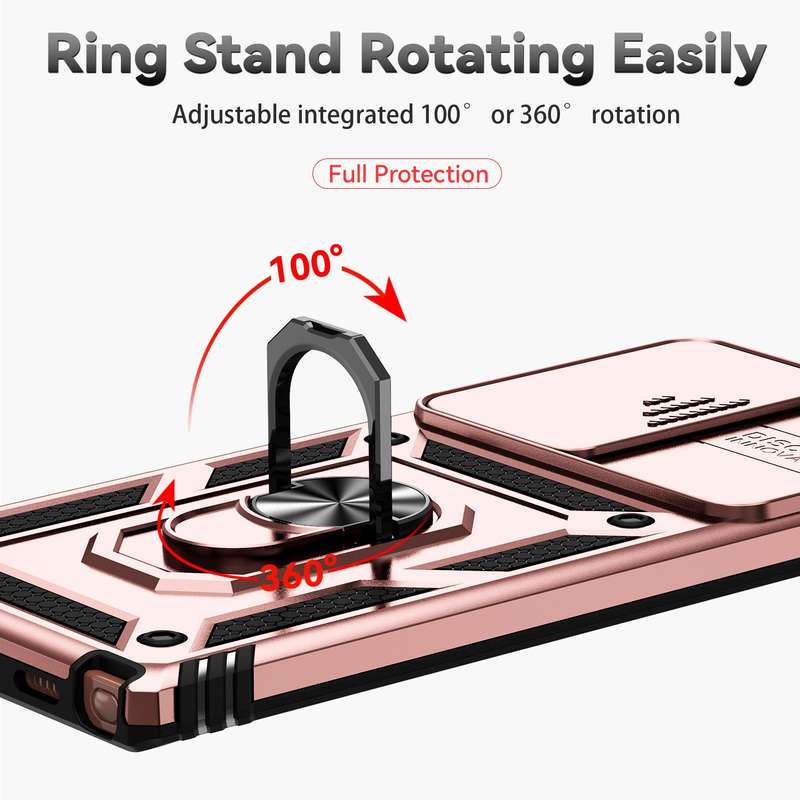 For Samsung Galaxy Note20 Ultra Sliding Camshield Holder Phone Case(Black)
