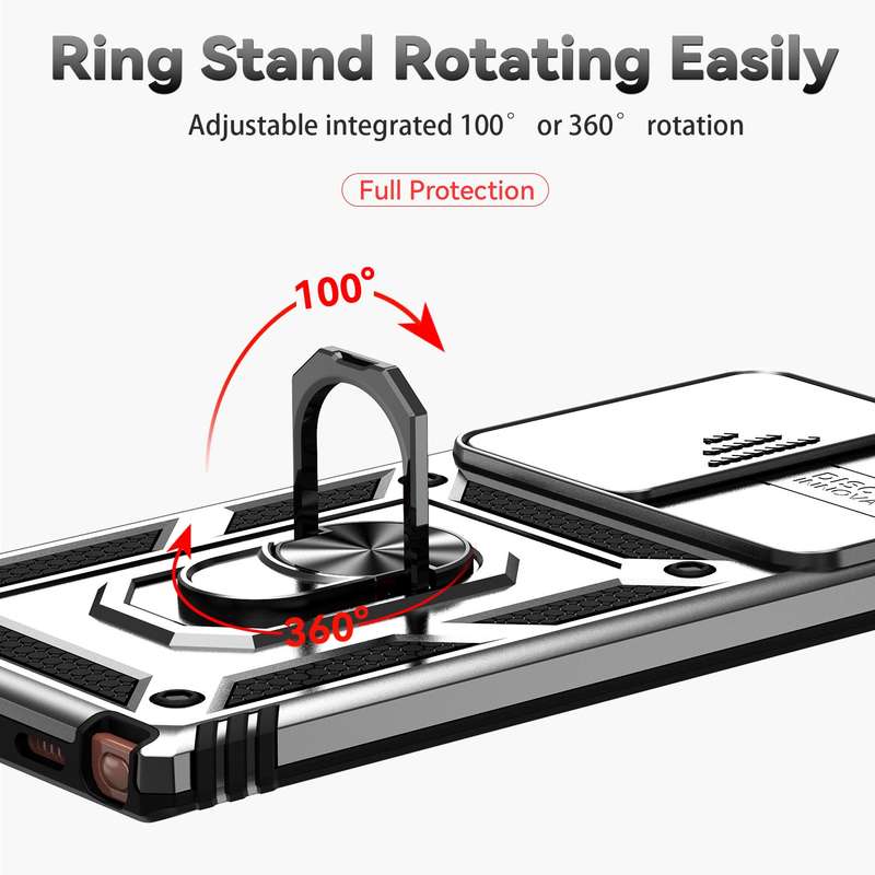 For Samsung Galaxy Note20 Ultra Sliding Camshield Holder Phone Case(Black)