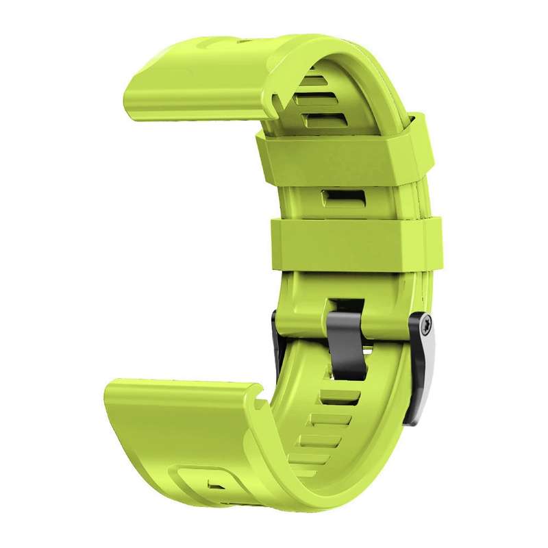 For Garmin Forerunner 965 / 955 / 945 / 935 Screw Black Steel Buckle Silicone Watch Band(Black)