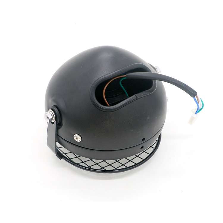 Motorcycle Reticular Retro Lamp LED Headlight Modification Accessories for Halley / Honda CG125 / Su