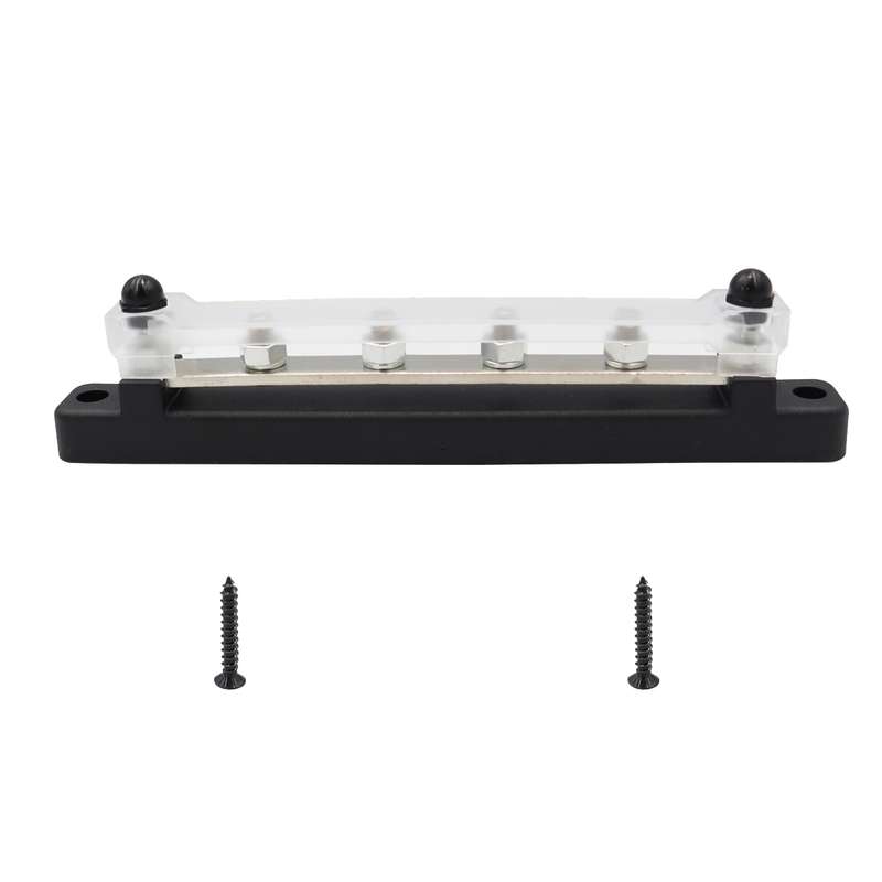 CP-3121-02 150A 48V RV Yacht Car Single-row 4-way Terminal Busbar