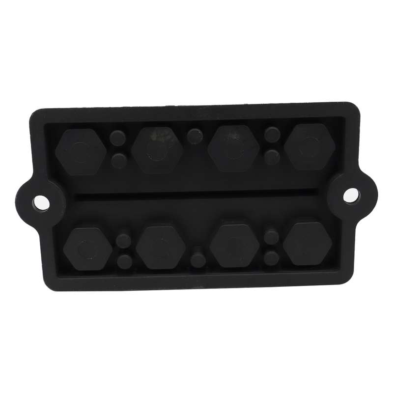 CP-3156 M8 RV Modified Yacht Double-row 4-way Busbar with Dust Cover