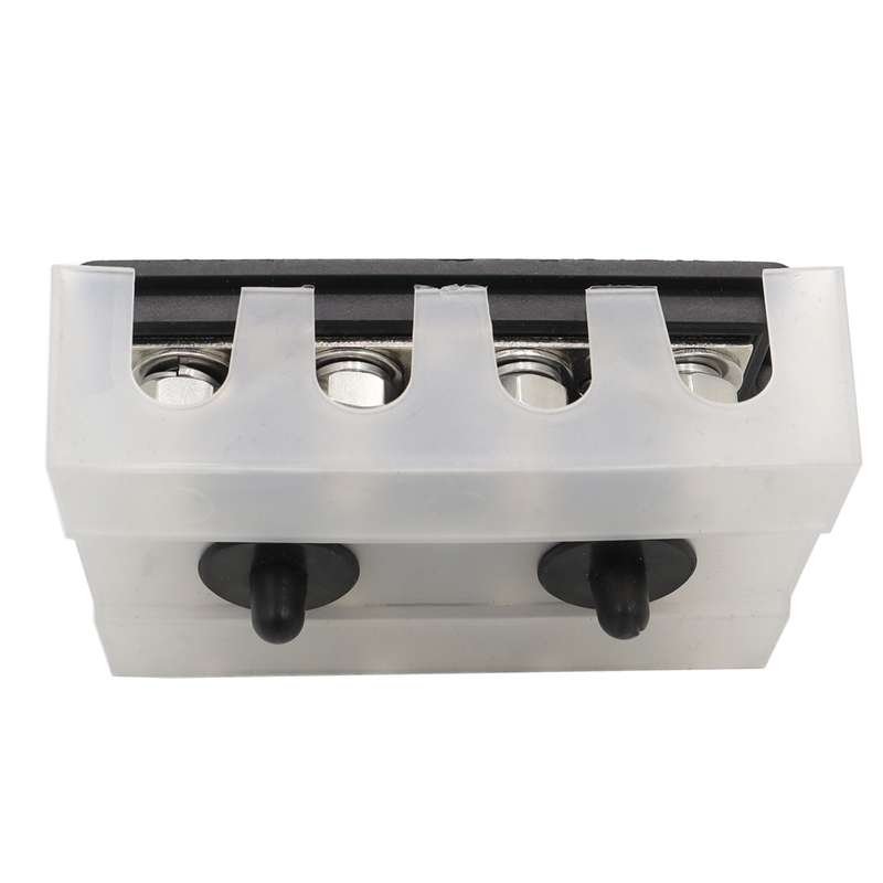 CP-3157 M10 RV Modified Yacht Double-row 4-way Busbar with Dust Cover