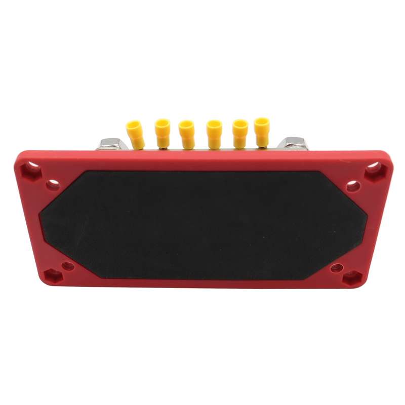 CP-3160 1 Pair 300A 12-48V RV Yacht Modified Double Row 12-way M6 Terminal Busbar with 24pcs Termina