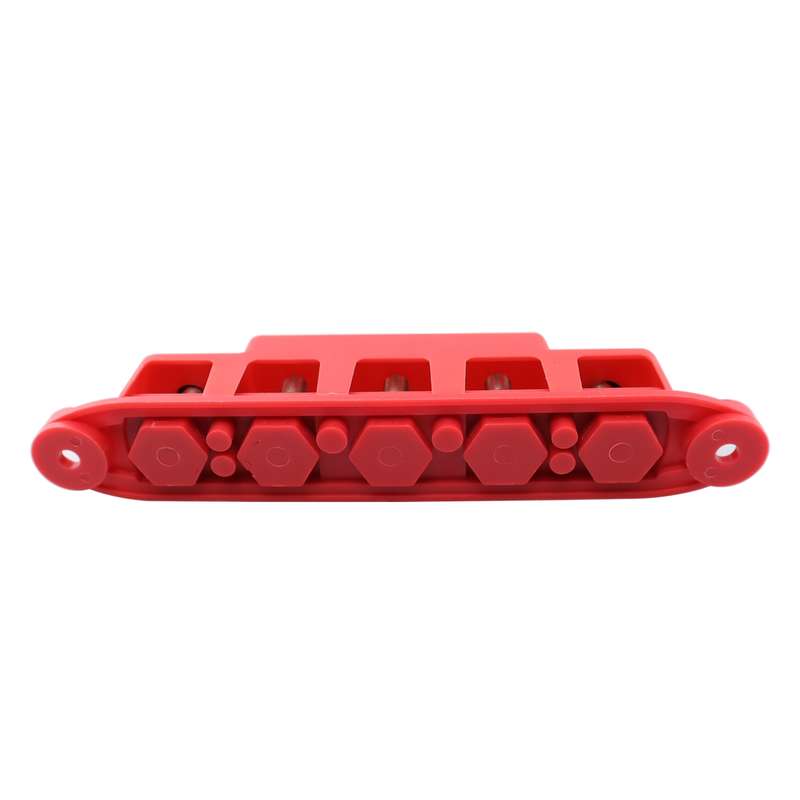 CP-4122-02 RV Yacht M8 Single Row 5-way Power Distribution Block Busbar with Cover