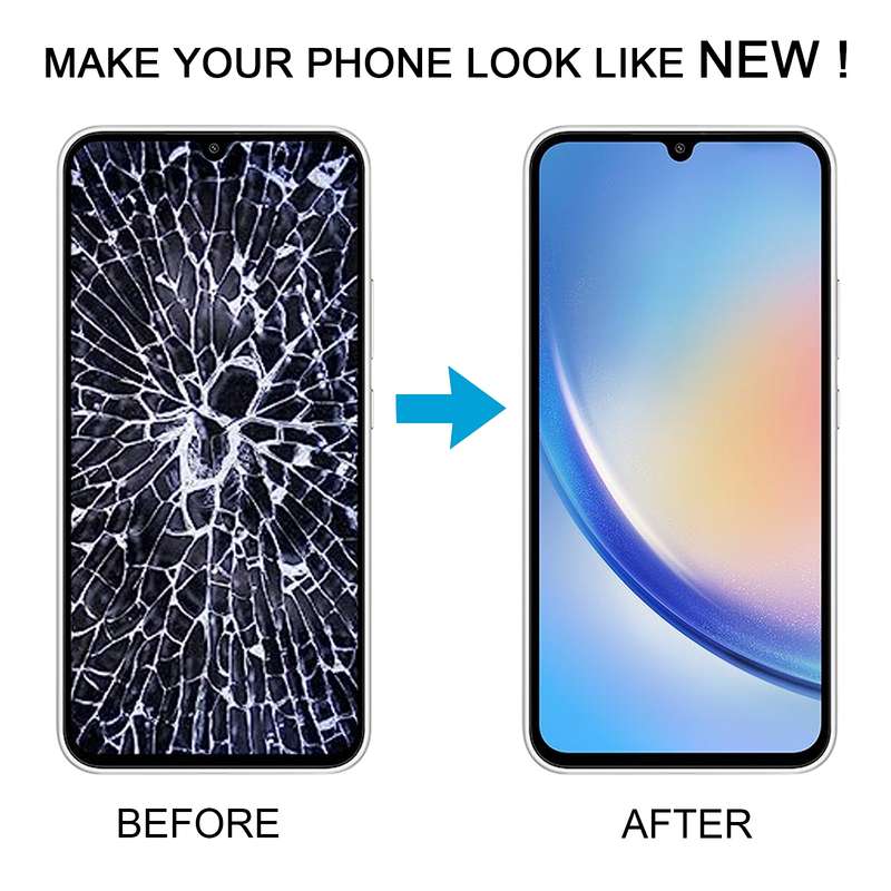For Samsung Galaxy A34 SM-A346B Original LCD Screen Digitizer Full Assembly with Frame