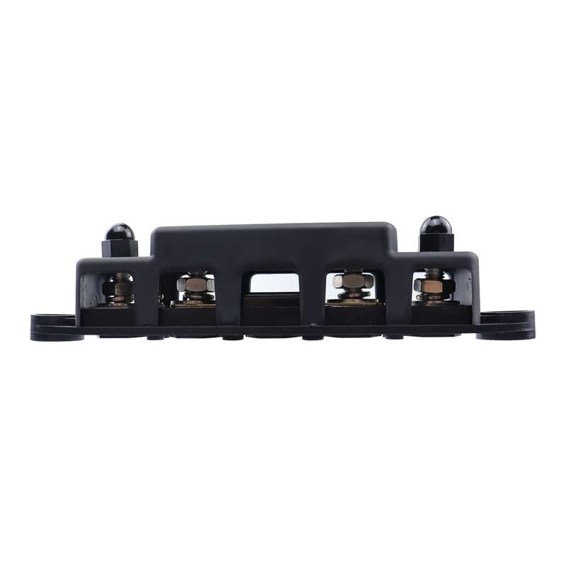 CP-4124-01 RV Yacht M8 Single Row 4-way Power Distribution Block Busbar with Cover with 300A Fuse