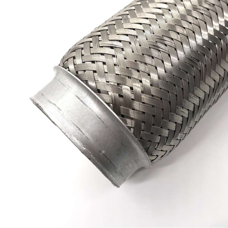 XH-6172 Car Muffler Exhaust Pipe Silencer Nozzle Stainless Steel Exhaust, Size:63mm(Silver)