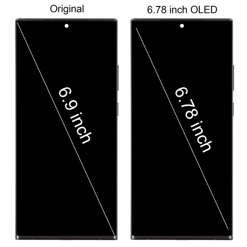 For Samsung Galaxy Note20 Ultra 5G SM-N986B 6.78 inch OLED LCD Screen Digitizer Full Assembly w
