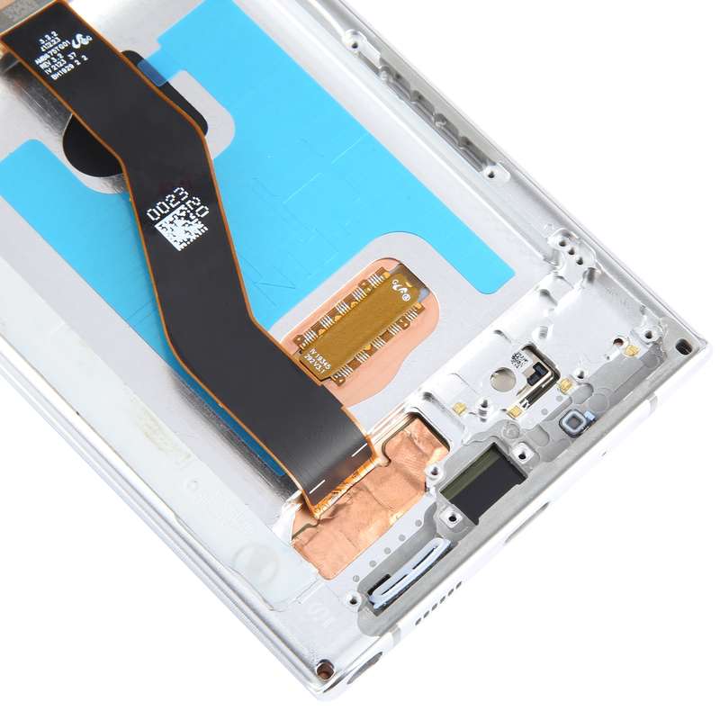 For Samsung Galaxy Note10+ SM-N975 6.67 inch OLED LCD Screen Digitizer Full Assembly with Frame(Silv