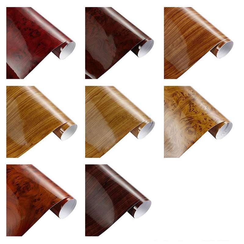 PVC Vinyl Wrap Sticker Decal Film, Size:50cm x 200cm(Glossy Wood Grain F)