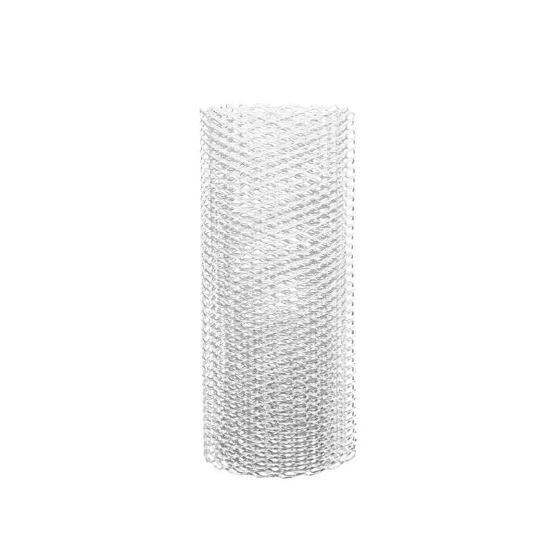 XH-6013 100x33cm Universal Car Grill Mesh Aluminum Alloy Grille Insert Bumper, Type:Small Hole(Silve