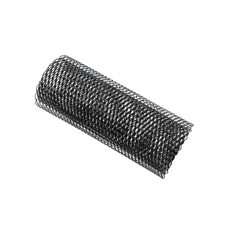 XH-6013 100x33cm Universal Car Grill Mesh Aluminum Alloy Grille Insert Bumper, Type:Large Hole(Black