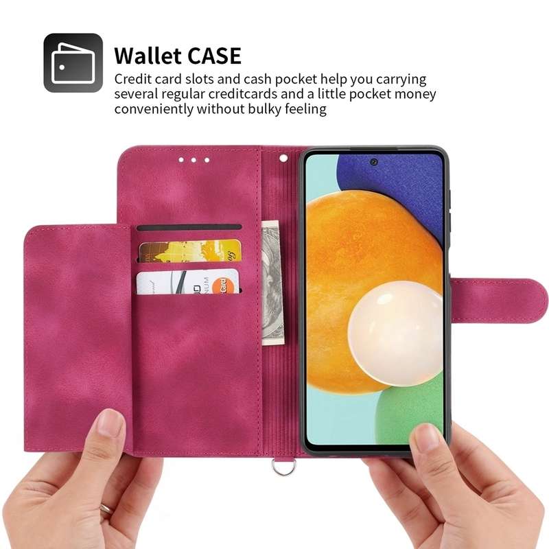 For vivo Y03 Skin-feel Flowers Embossed Wallet Leather Phone Case(Wine Red)