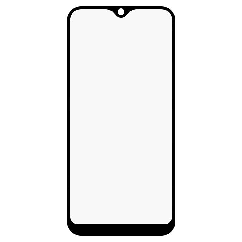 For Samsung Galaxy A01 25 PCS Full Glue Full Screen Tempered Glass Film(Black)