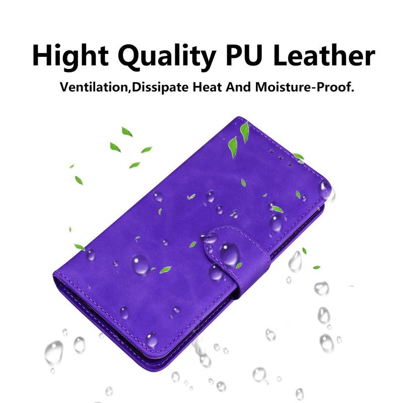 For Tecno Pova 6 5G / 6 Pro 5G Skin Feel Pure Color Flip Leather Phone Case(Purple)