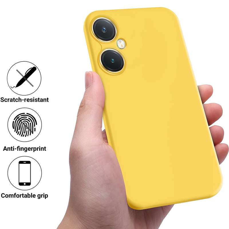 For vivo Y27 4G Pure Color Liquid Silicone Shockproof Phone Case(Black)