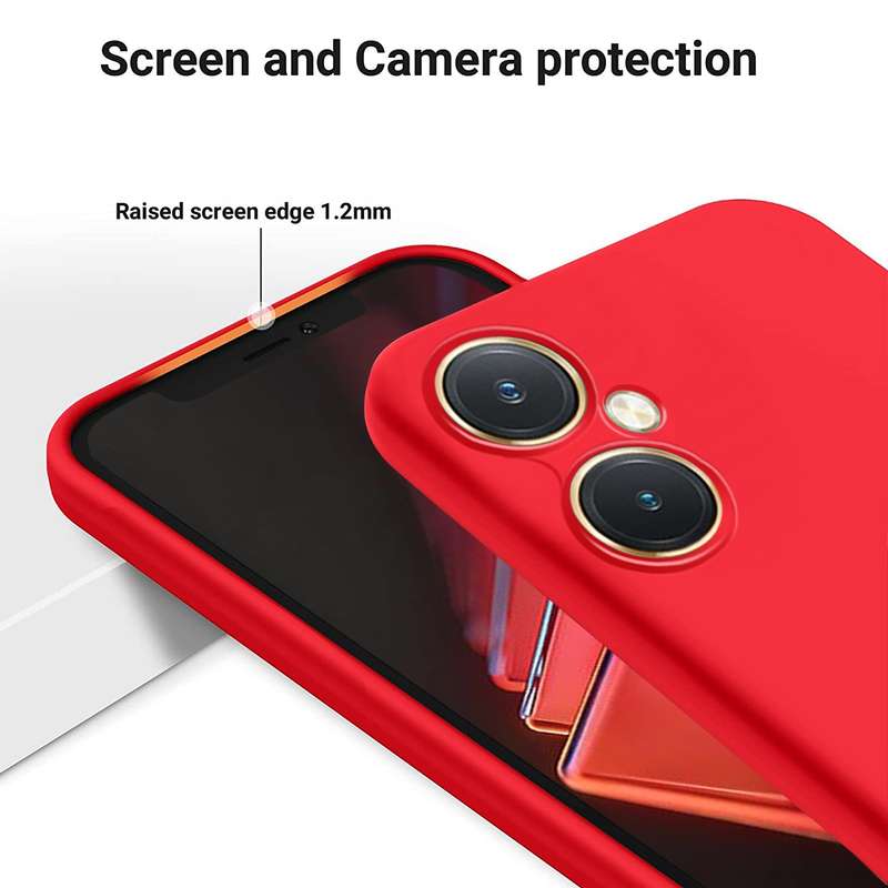 For vivo Y27 4G Pure Color Liquid Silicone Shockproof Phone Case(Black)