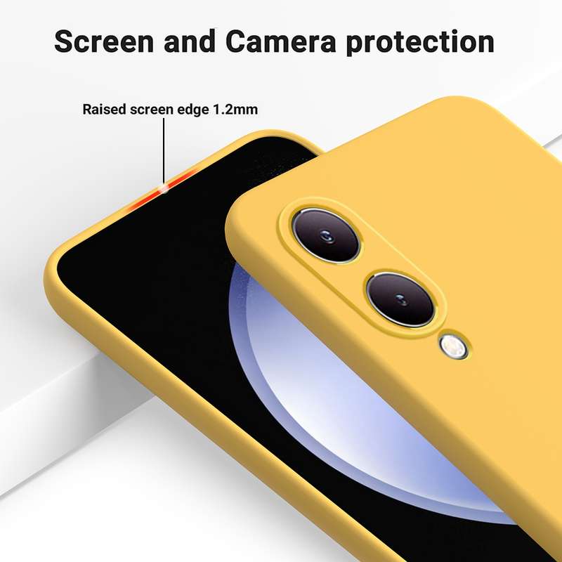 For vivo Y17s 4G Pure Color Liquid Silicone Shockproof Phone Case(Black)