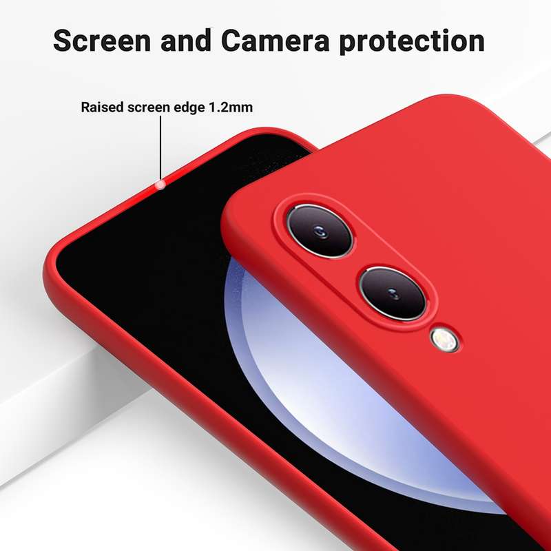 For vivo Y17s 4G Pure Color Liquid Silicone Shockproof Phone Case(Black)