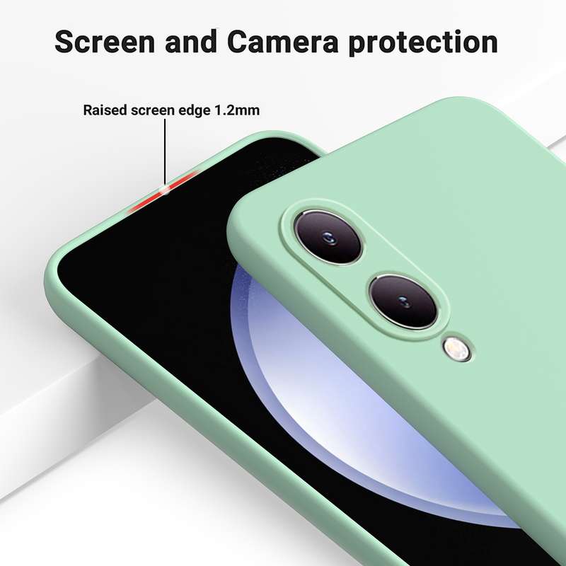 For vivo Y17s 4G Pure Color Liquid Silicone Shockproof Phone Case(Black)