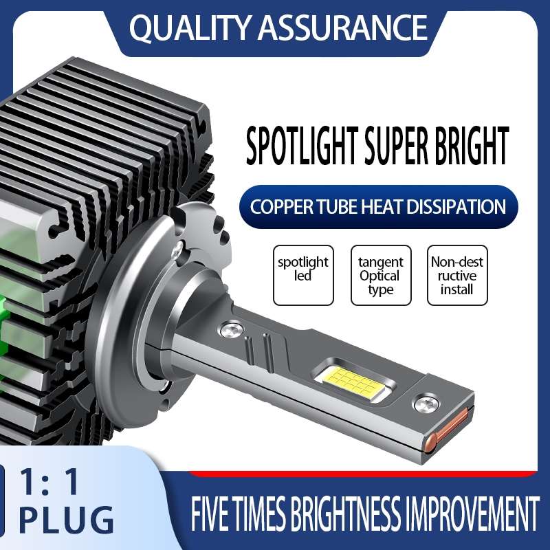 P15 1 Pair D3S / D3R DC10-32V / 35W / 6000K / 4000LM IP68 Waterproof Car LED Headlight