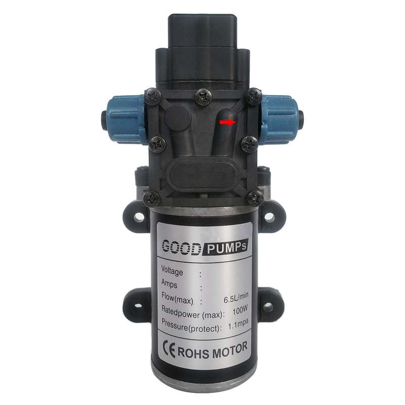DC12V 100W Smart Double Thread Positive Pump Diaphragm 8L Atomizing Spray Water Pump for Car Washing