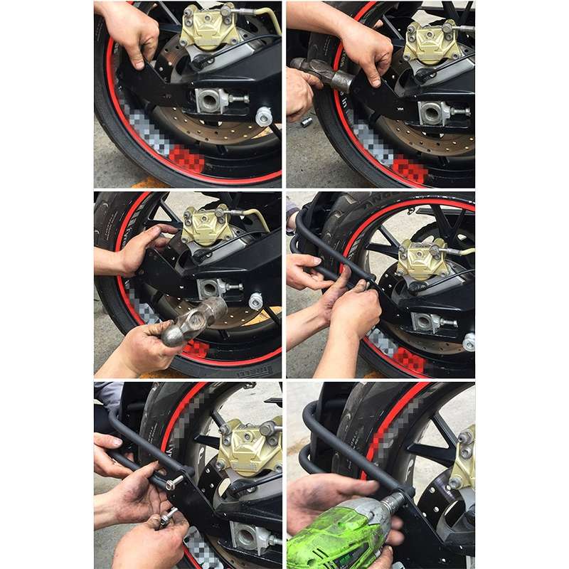 Motorcycle Stainless Steel Modified Rear Wheel Fender Dustproof Splash Flaps Mudguards Fender Guard,