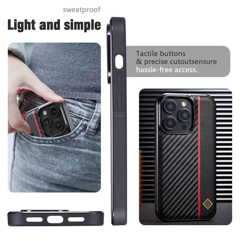 For Google Pixel 9 Pro XL LC.IMEEKE 3 in 1 Carbon Fiber Texture Shockproof Phone Case(Black)