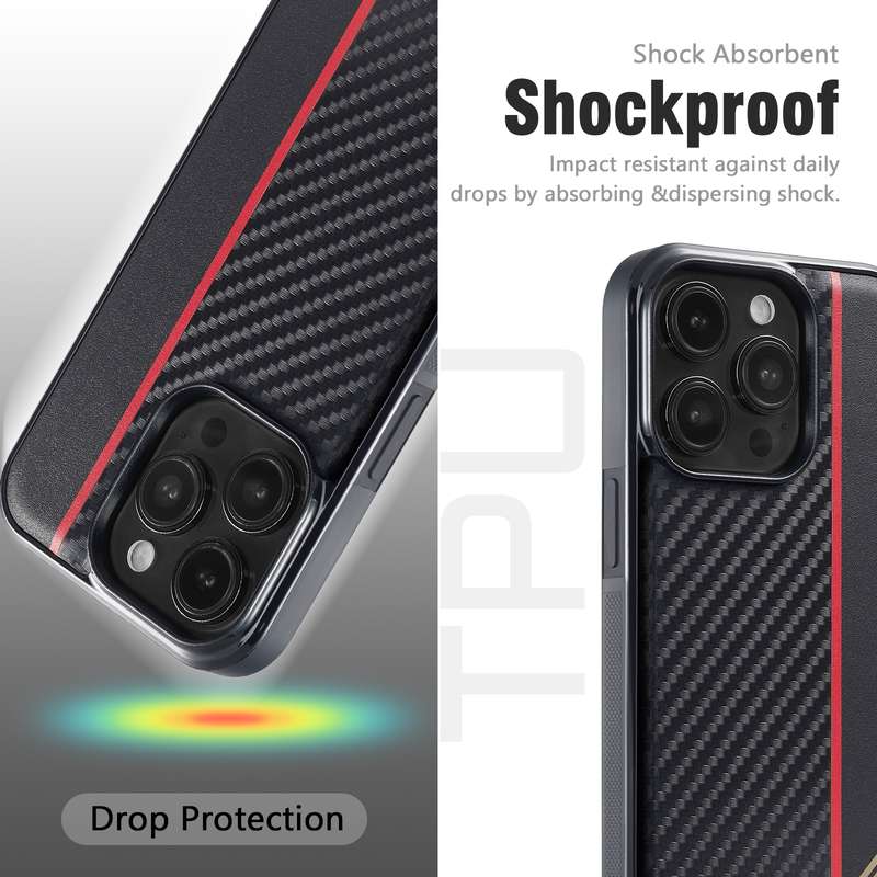 For Google Pixel 9 Pro XL LC.IMEEKE 3 in 1 Carbon Fiber Texture Shockproof Phone Case(Black)