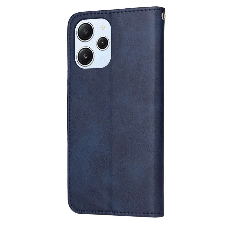 For Xiaomi Redmi 12 4G Classic Calf Texture Flip Leather Phone Case(Brown)