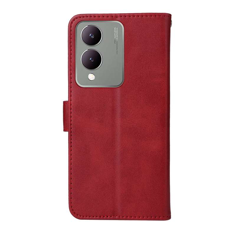 For vivo Y17s Classic Calf Texture Flip Leather Phone Case(Black)