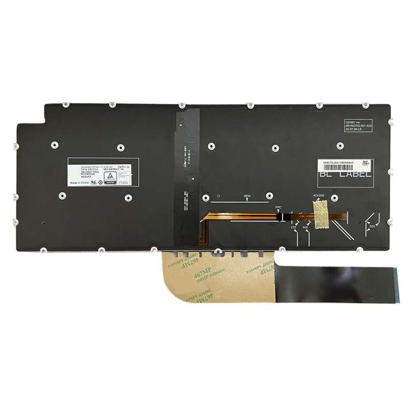 For Dell Inspiron 7490 / Vostro 5390 US Version Backlight Laptop Keyboard(Black)