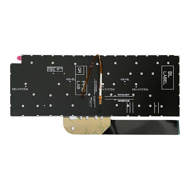 For Dell Vostro 5310 5320 5410 Latitude 3320 3420 US Version Backlight Laptop Keyboard(Black)