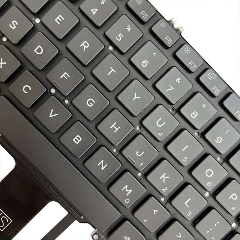For Dell Latitude 5520 5521 Precision 3560 3561 US Version Backlight Laptop Keyboard(Black)