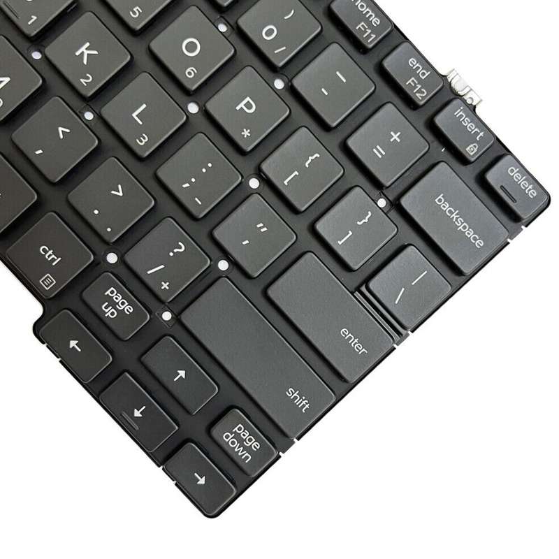 For Dell Latitude 7300 5300 5200 US Version Backlight Laptop Keyboard(Black)
