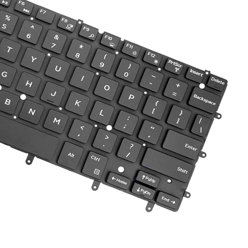 For Dell Latitude 7300 5300 5200 US Version Backlight Laptop Keyboard(Black)