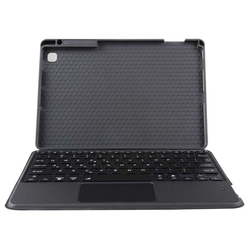 T610B-AS Pivot Backlight Upper Pen Tray Bluetooth Keyboard Leather Case For Samsung Galaxy Tab S6 Li
