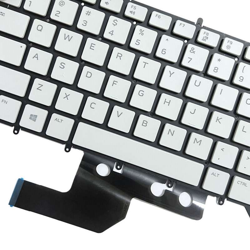 For Dell Alienware x15 R2 / R1 US Version Backlight Laptop Keyboard(Black)