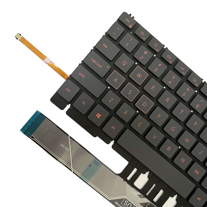 For Dell Latitude 7400 3400 5400 7410 5401 Spanish Version Backlight Laptop Keyboard(Black)