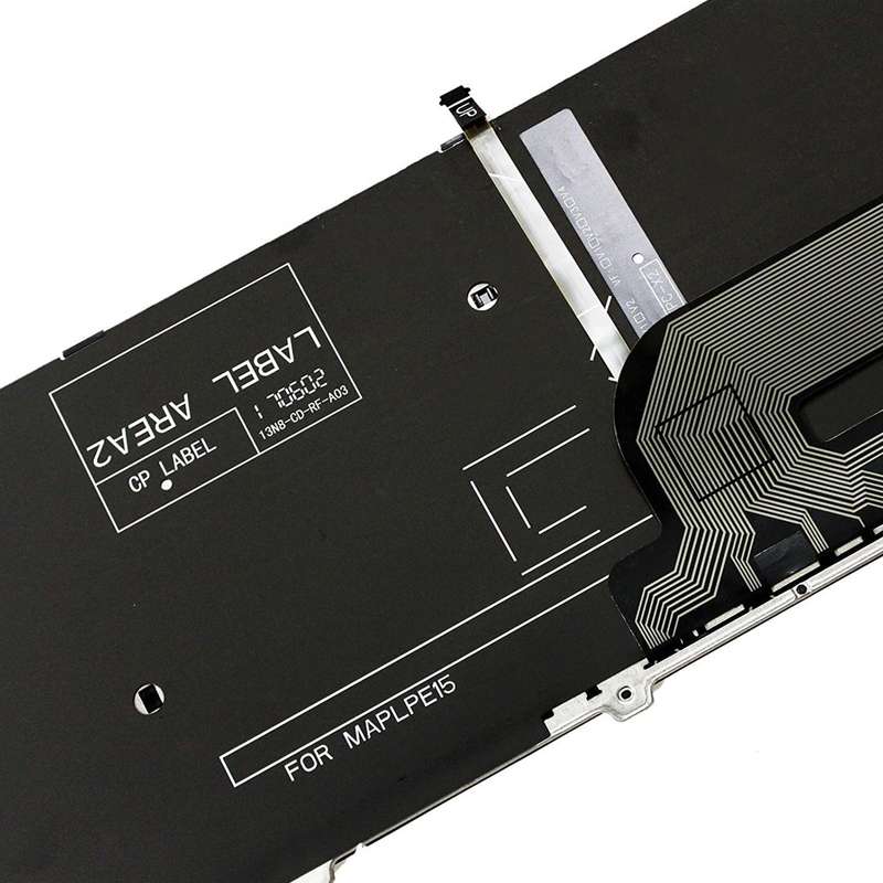 Backlight Laptop Keyboard For Dell 15-9550 / 15-3000 / 15-5542(Red Word)
