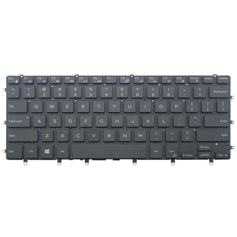 For Dell 5510 M5510 15-7558 7568 XPS 15-9550 US Version Laptop Keyboard(Black)