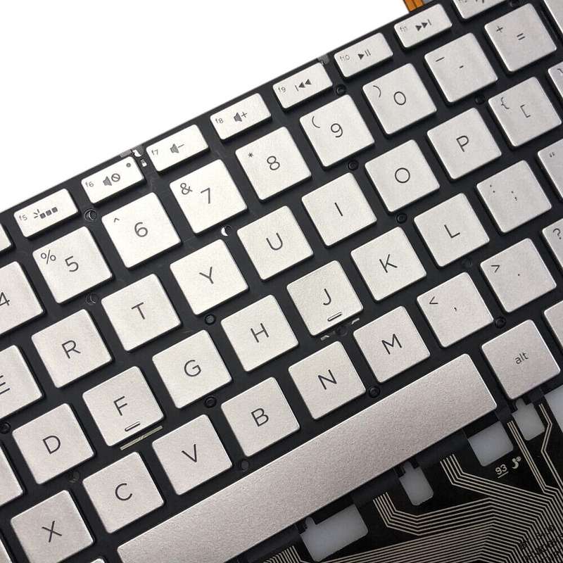 For HP 15-BS / 15-CC US Version Laptop Backlight Keyboard(Silver)