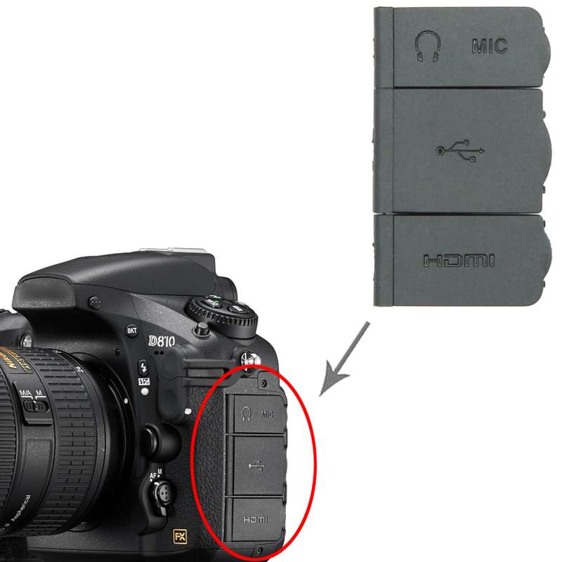For Nikon D810 OEM USB Cover Cap
