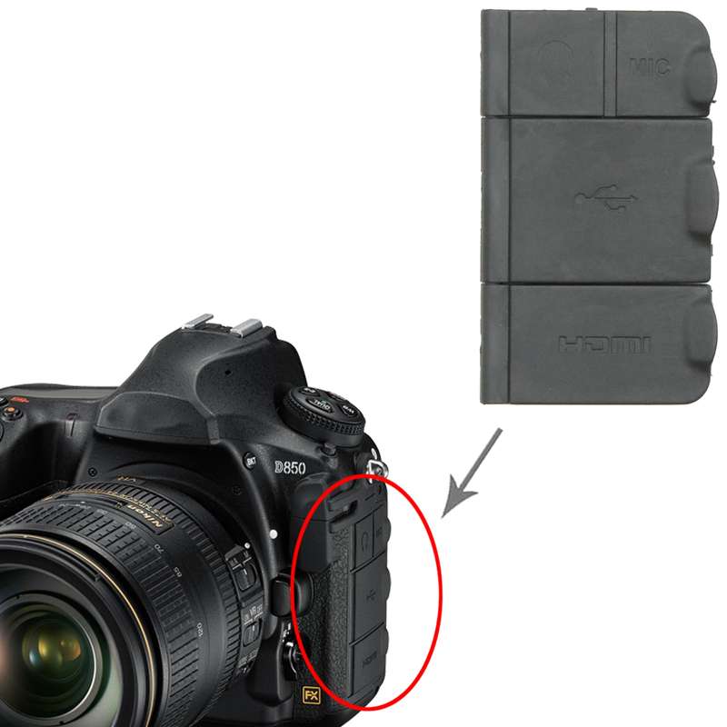 For Nikon D850 OEM USB Cover Cap