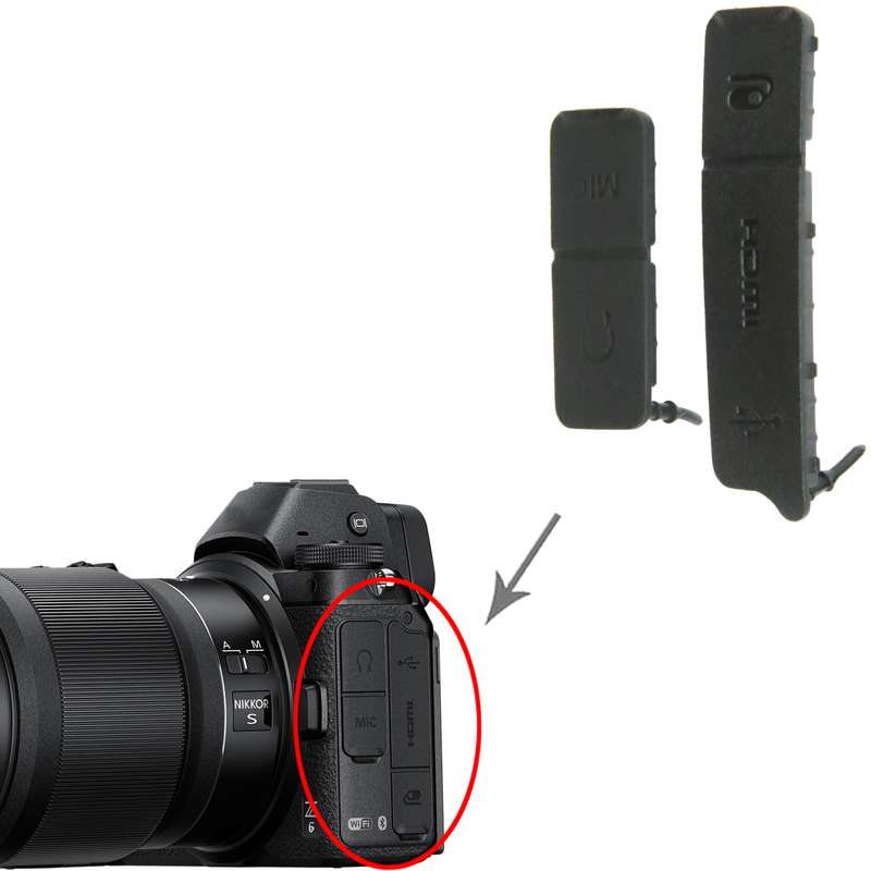 For Nikon Z6 OEM USB Cover Cap