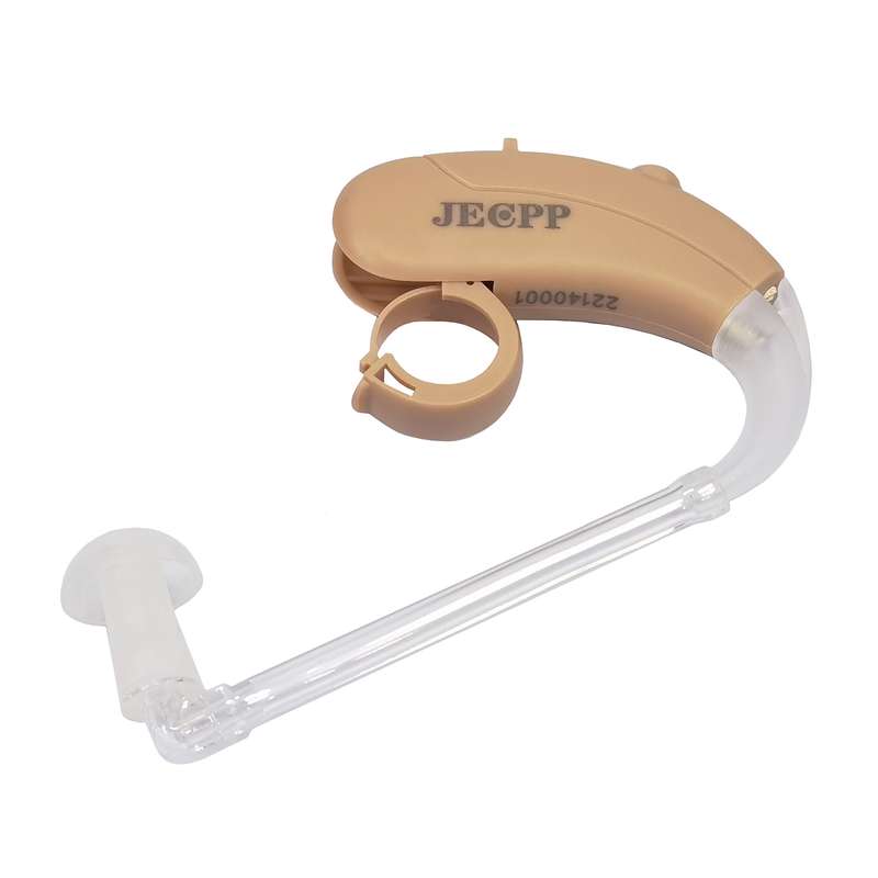 KAIXINWEI B145 DC3.7V Earhook Hearing Aid Sound Amplifier(Khaki)
